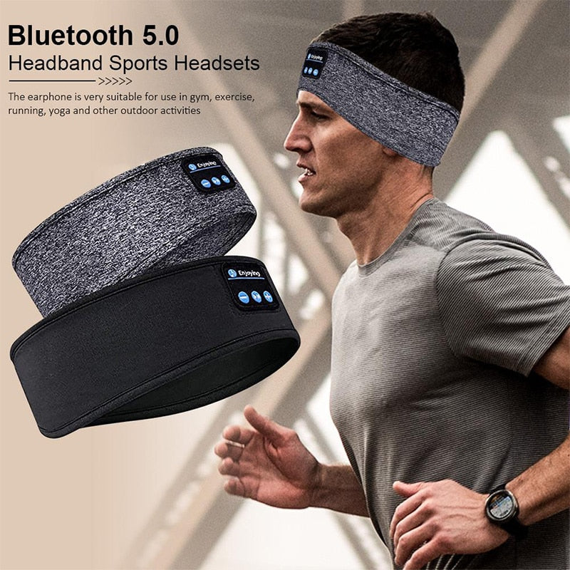 Máscara de Dormir Bluetooth com Fone de Ouvido - Tapa Olho Sono Tranquilo com Música